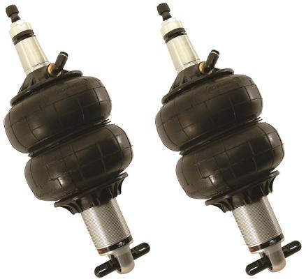 Front HQ Shockwaves For 1960-1964 Galaxie Pair Of Rebound Adjustable Shock waves W/ 1/4 Inch Airline Fittings Ridetech