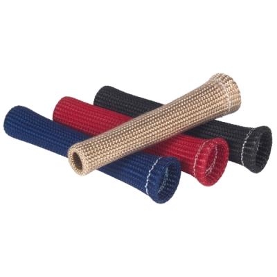 Plug Wire Sleeve Braided 6 x .375 Inch Up to 750 Degree F Natural 4 Pack Thermo Tec