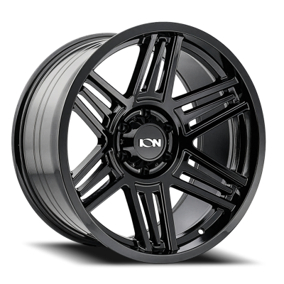 Cast Aluminum Wheels 147 GB 20x10 Gloss Black 6 On 135 Bolt Pattern -19 Offset ION Wheels
