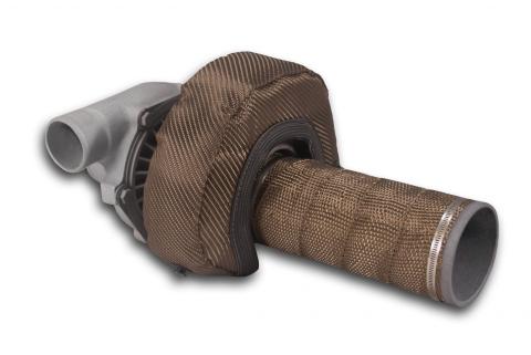 Turbo Heat Shield T4 Insulating Kit Carbon Fiber Color Kit Thermo Tec