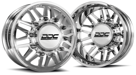 Dually Wheels Aftermath Polished 20X8.25 8X200 F-350 05-25 F-450 11-14 Ram 19-25 DDC Wheels