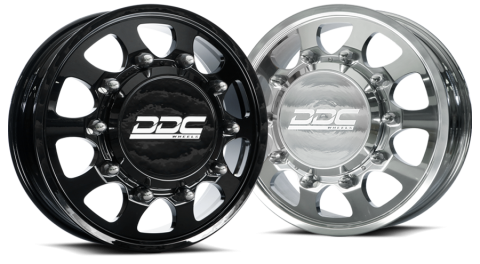 Dually Wheels The Shield 22x8.25 8x210 Gloss Black 11-25 Silverado/Sierra 3500 DDC Wheels