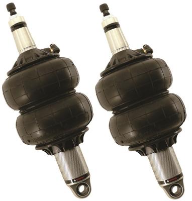 Front HQ Shockwaves 1000 Series W/ 4.1 Inch Stroke And 2 Inch Eye Pair Of Rebound Adjustable Shock waves 6.5 Inch Double Convoluted W/ 1/4 Inch Fittings And Bearing Spacers 1/2 Inch And 5/8 Inch 11 Inch X 14.5 Inch W/ A 12.75 -13 Inch Ride Height Ridetech