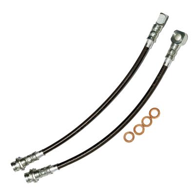 Camaro/Firebird Brake Hose Kit 93-97 Camaro/Firebird Front Stainless Steel Black Cover J&M Products