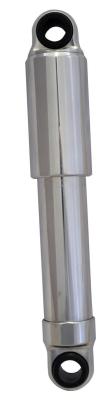 Polished Hot Rod Shock 4.8 Inch Stroke W/ Shaft Cover Universal 1 Eye/Eye Shock W/ 7/16 Inch 1/2 Inch And 5/8 Inch I.D Sleeves 9.3 Inch X 14.1 Inch W/ A 11.5 -12.5 Inch Ride Height Ridetech