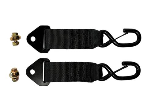 2 Inch x 10 Inch S-Hook Adapters for Retractable Tie-Down Straps 2 Pack SpeedStrap
