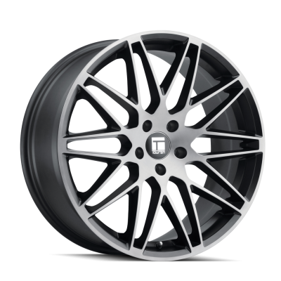 Touren Wheels TR75 3275 Matte Black Brushed With Dark Tint 18X8 5-100 40MM 56.1MM