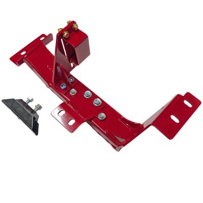 98-02 F-Body 4L80 and 4L85 Transmission Crossmember With Torque Arm Relocation Bracket Red J&M Products