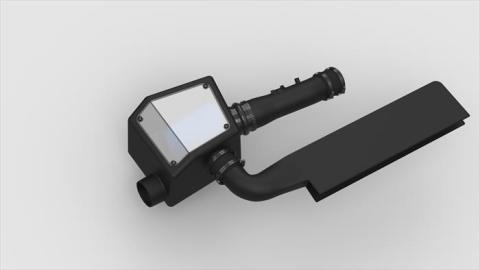 Closed Box Air Intake With RAM Air Scoop with Pro 5 Filter 16-18 Toyota Tacoma 3.5L V6 Volant