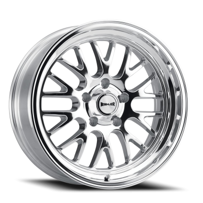 Ridler Wheels Aluminum Wheels 607 PO 18x8 Polished Polished 5 On 114.3 Bolt Pattern 0 Offset