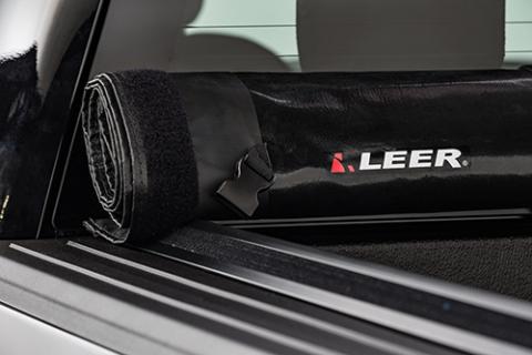 16-22 Toyota Tacoma Tonneau Cover Truck Bed Topper Soft Roll Up 5 Foot 2 Inch With Track Black Leer