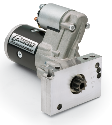 High-Torque Starter Gear Reduction Type 1.4KW Fits Chevy V8-V6 Engines Black Powdercoat Proform