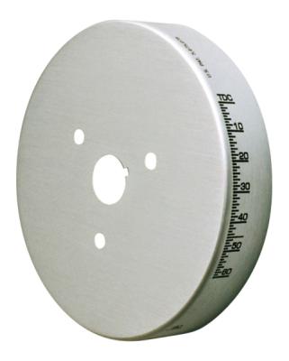 Engine Harmonic Balancer Cover For SB Chevy using 6-3/4 Inch Damper Billet Look Proform