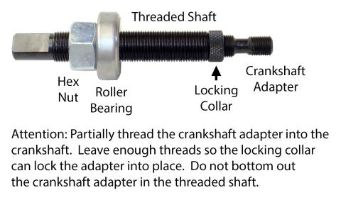 Harmonic Balancer Installation Tool Kit Fits GM, Ford, Mopar, and Metric Cranks Steel Proform