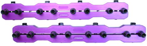 Engine Rocker Arm Stud Girdles Aluminum For SB Chevy 7/16 Stud Sold as Pairs Proform