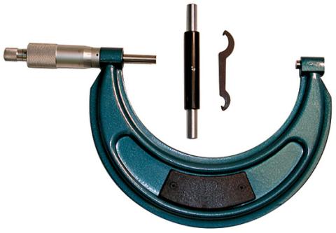 Micrometer Measures 4 to 5 Inch Range in .0001 Increments Steel Plastic Carrying Case Included Proform