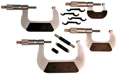 Micrometer Measures 0 to 4 Inch Range in .0001 Increments Steel Plastic Carrying Case Included Proform