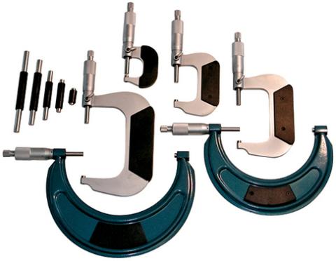 Micrometer Measures 0 to 6 Inch Range in .0001 Increments Steel Plastic Carrying Case Included Proform