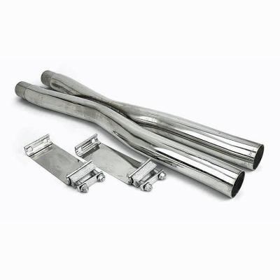 Mustang Resonator Pipe 15-Pres Ford Mustang GT 5.0 Delete X Stainless 2.5 Inch J&M Products