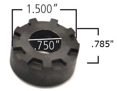 Delrin Control Arm Bushing 1.5 Inch Large Od.750 Id .785 Inch OAL Ridetech