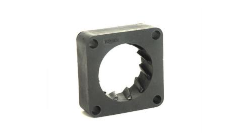 Throttle Body Spacer 1 Inch 91-06 Jeep Black Volant