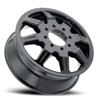 Mayhem Dually Wheels Monstir Dually 8101 GB 20x8.25 Inner Dually Black 127 Off Set 8 Lug 9.63 BSM 121.3 Bore 165.1 Bolt Circle Cast Aluminum