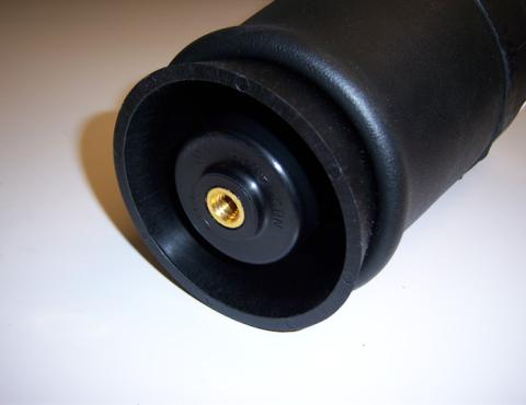 Firestone 9002 Tapered Rolling Sleeve Air Spring 5 Inch Diameter W/ 1/4 Inch NPT Port Length Is 4.5 Inch Minimum 8 -8.5 Inch Ride Height And 11 Inch Maximum Load Capacity Is 1500 LbsAt 100 Psi Ridetech