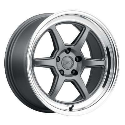 Aluminum Wheels 18x9 Roku K14G Machined Lip Matte Grey 5x112 Bolt Pattern 12 Offset Kansei Wheels