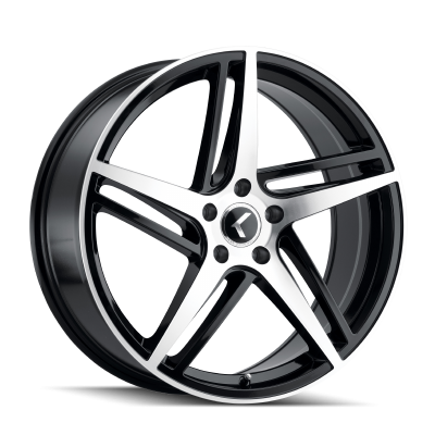 Cast Aluminum Wheels Scrilla 142 GBM 22x9.5 Machined Gloss Black 5 on 115/5 on 120 Bolt Pattern 18 Offset Kraze Wheels