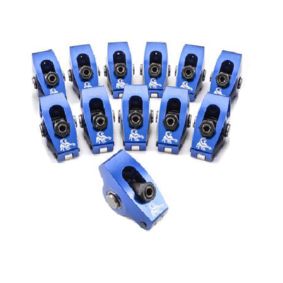 1.65i / 1.55e SBC Race Series Rocker Arms Set 7/16 Inch Scorpion Racing Products