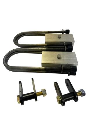 1.5 Inch Mono Leaf Rear Block Leaf Spring U Bolt Kit For 2024-2025 Silverado/Sierra 1500 SuspensionMAXX