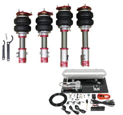AirPlus Air Struts w/ VERA Evo Management For 03-07 Subaru Forester 02-07 Subaru Impreza WRX/STI AWD TruHart