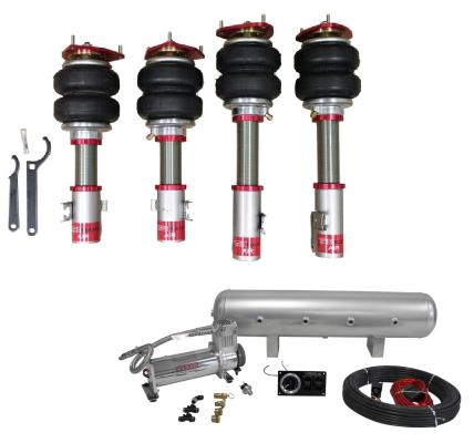 AirPlus Air Struts w/ VERA Essential Management For 03-07 Subaru Forester 02-07 Subaru Impreza WRX/STI TruHart