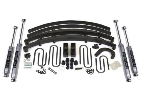 6 Inch Lift Kit Chevy/GMC 1/2 Ton Truck/SUV 73-76 4WD Leaf Springs Fox 2.0 Performance Shocks