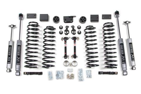 3 Inch Lift Kit Jeep Wrangler JK 12-18 2-Door Sway Bar Disconnects Fox 2.0 Performance Shocks