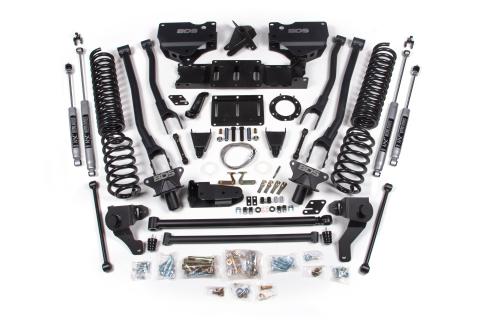 8 Inch Lift Kit w/ 4-Link Ram 2500 19-24 4WD Diesel Fox 2.0 Performance Shocks
