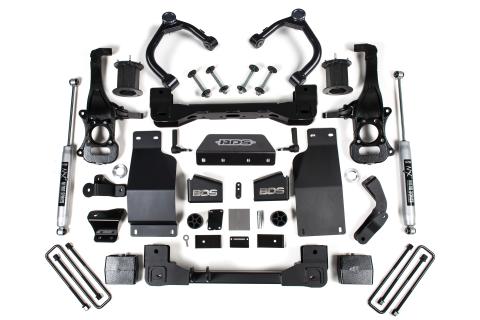 6 Inch Lift Kit Silverado/Sierra 1500 19-24 4WD Diesel Fox 2.0 Performance