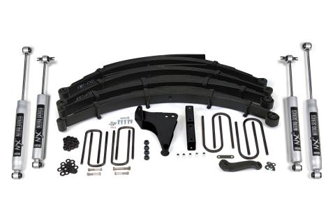 8 Inch Lift Kit Ford F250/F350 Super Duty 99-04 4WD Square U Blot Prior to 2-28-99 Fox 2.0 Performance