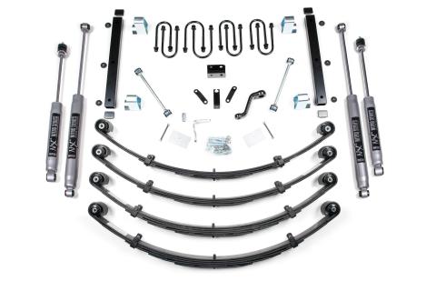 3.5 Inch Lift Kit Jeep Wrangler YJ 87-95 Light Duty Leaf Spring NX2 Nitro