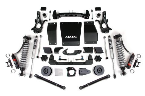 4 Inch Lift Kit FOX 2.5 Performance Elite Coil-Over Cast Steel 15-19 Suburban, Tahoe, Yukon/XL 1500 4WD