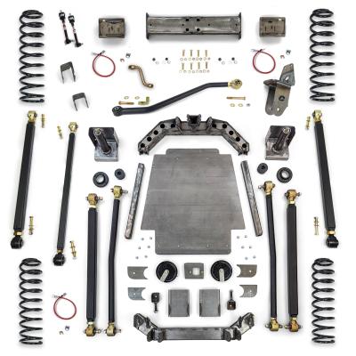 Jeep Cherokee 6.5 Inch Pro Series 3 Link Long Arm Lift Kit W/Rear Coil Conversion 1984-2001 XJ Clayton Off Road
