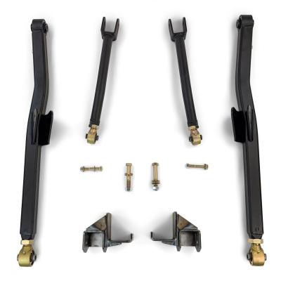 Premium Front Long Arm Upgrade Kit 3.6-V6/2.0-I4 2018+ JL Or OVERLAND+ Front Long Arm Upgrade Kit 3.6-V6 2020+ JT
