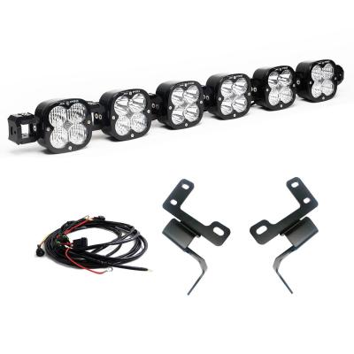 XL Pro Linkable Sport Bumper Light Kit 21-26 Bronco w/ OE Plastic Bumper (Multi-Pattern Clear Upfitter Wiring) Baja Designs