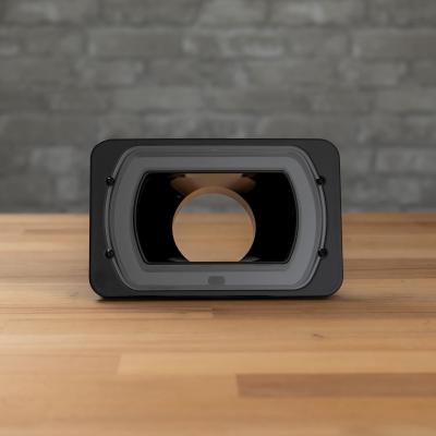 4x6 Inch Billet Air Intake (Black) Dapper Lighting