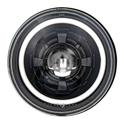 Black LED 7 Inch with HDR Switchback Halo Dapper Lighting