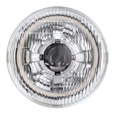 Chrome LED 7 Inch with HDR Switchback Halo with Original Glass Dapper Lighting