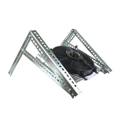 Xtrude Tranmission Cooler with Fan Complete Kit for 3/8in Lines (Silverado/Sierra/Ford) BD Diesel