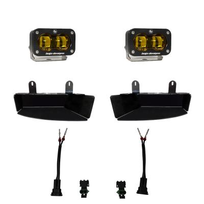 RAM S2 SAE Fog Pocket Light Kit Amber RAM 19-Present 2500/3500 Baja Designs
