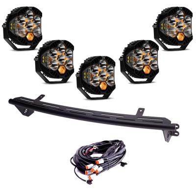 Ford Super Duty 23-On LP6 Bull Bar Light Kits Kit w/ Upfitter Baja Designs