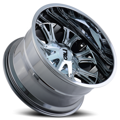 Cast Aluminum Wheels Americana 9101 CH 20x10 Chrome 5 On 127/5 On139.7 Bolt Pattern -25 Offset Cali Offroad Wheels